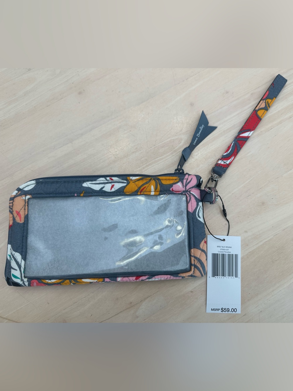 NWT Vera Bradley Tech Wristlet in Coastal Paradise - Picture 2 of 10